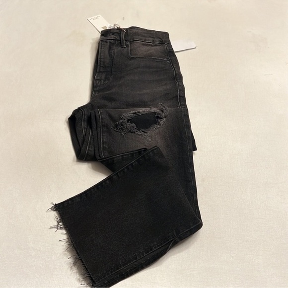 Good American Good Boy Jeans Black220 Size 24 NWT - Picture 5 of 8